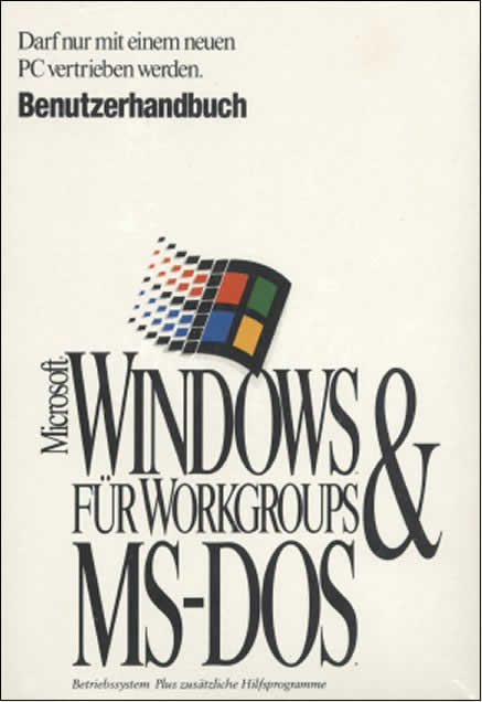 manual de Windows 3.11 em alemão