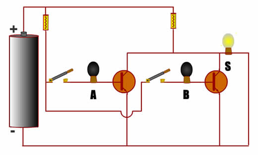 Dois transistores em paralelo