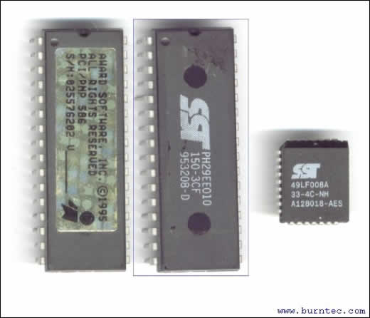 Chips usados para o BIOS